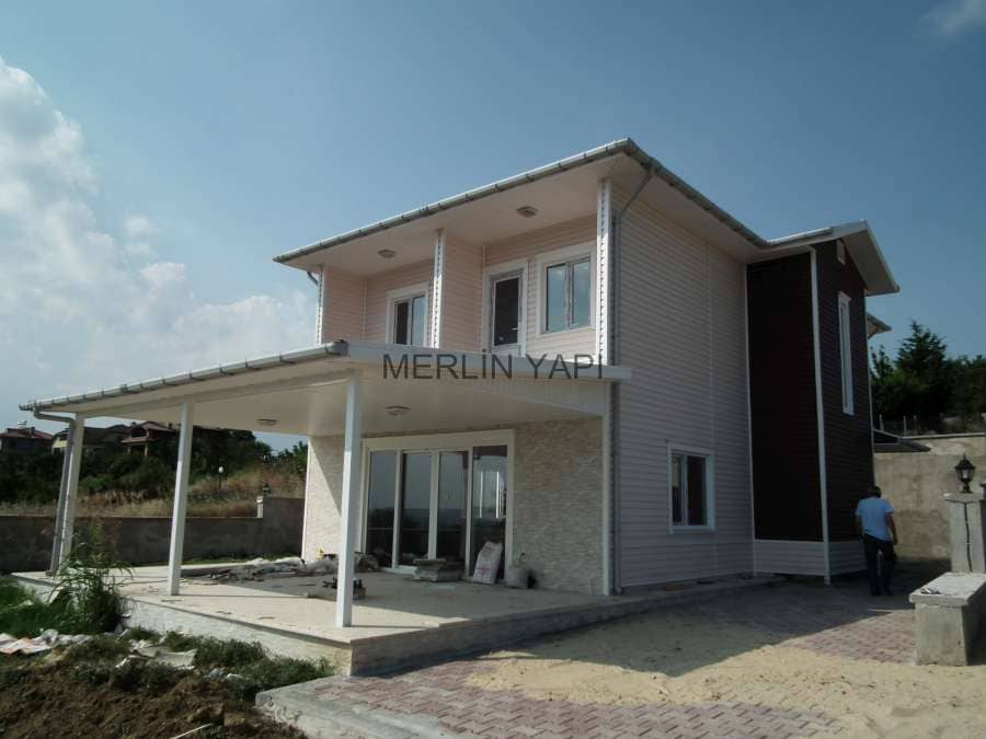 Tekirdağ Süleymanpaşa Kumbağ Mahallesi İki Katlı 140 m2 Hafif Çelik Ev